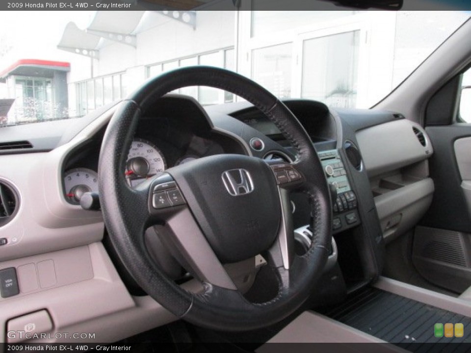 Gray Interior Dashboard for the 2009 Honda Pilot EX-L 4WD #76907919