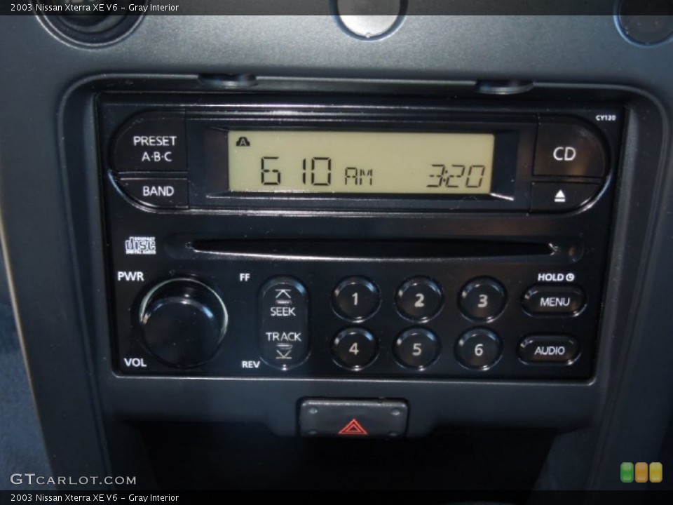 Gray Interior Audio System for the 2003 Nissan Xterra XE V6 #76908678