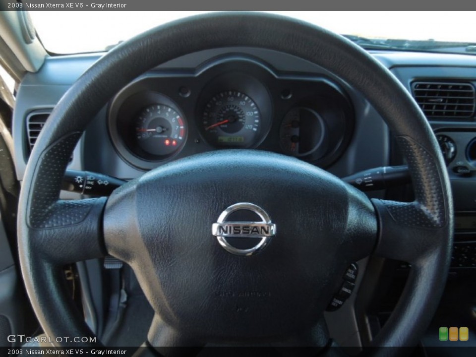 Gray Interior Steering Wheel for the 2003 Nissan Xterra XE V6 #76908714