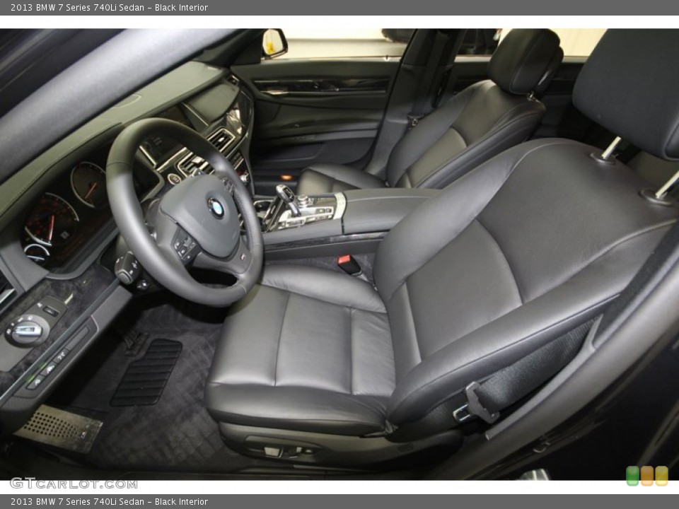 Black Interior Photo for the 2013 BMW 7 Series 740Li Sedan #76908866