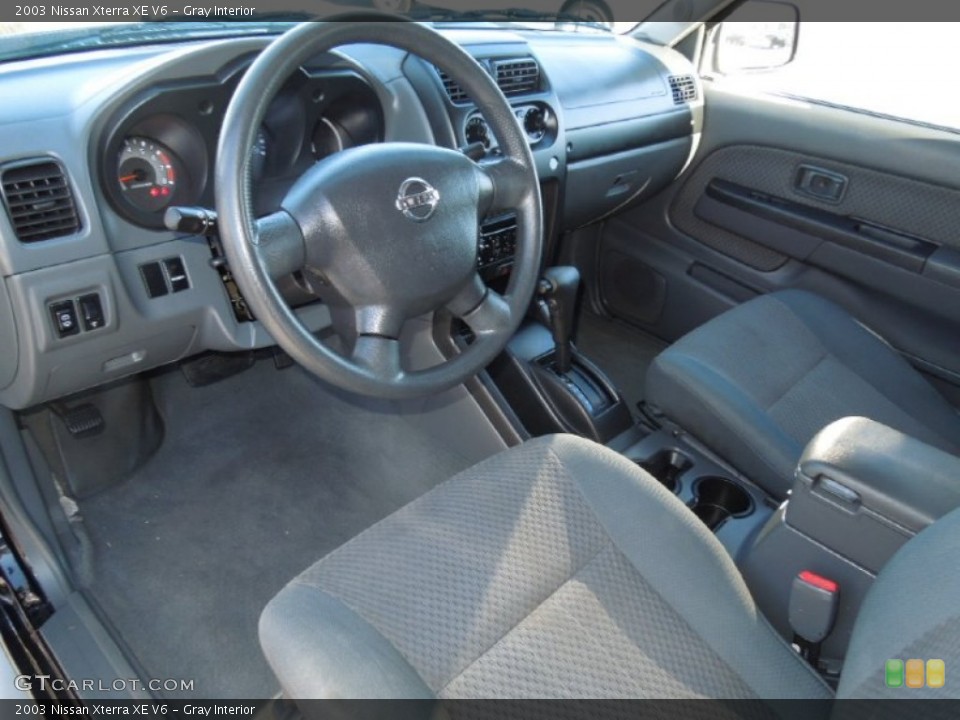 Gray Interior Prime Interior for the 2003 Nissan Xterra XE V6 #76908919