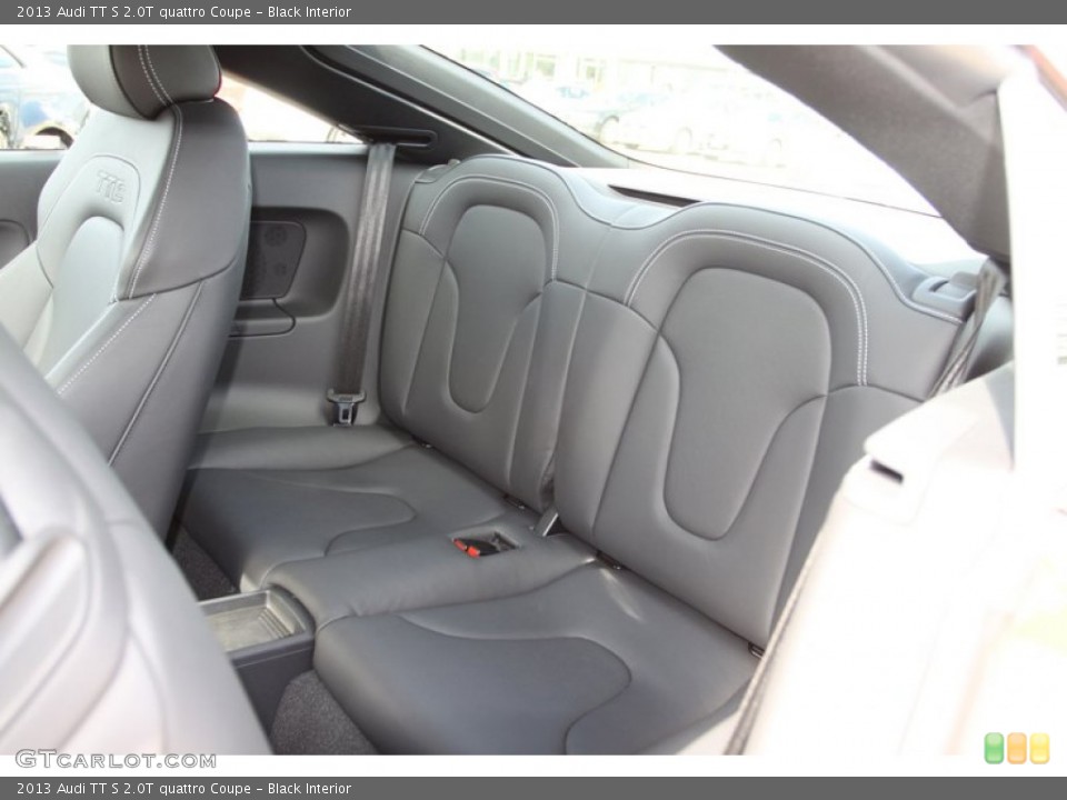 Black Interior Rear Seat for the 2013 Audi TT S 2.0T quattro Coupe #76908972