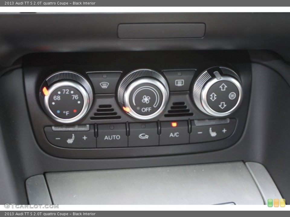 Black Interior Controls for the 2013 Audi TT S 2.0T quattro Coupe #76908993