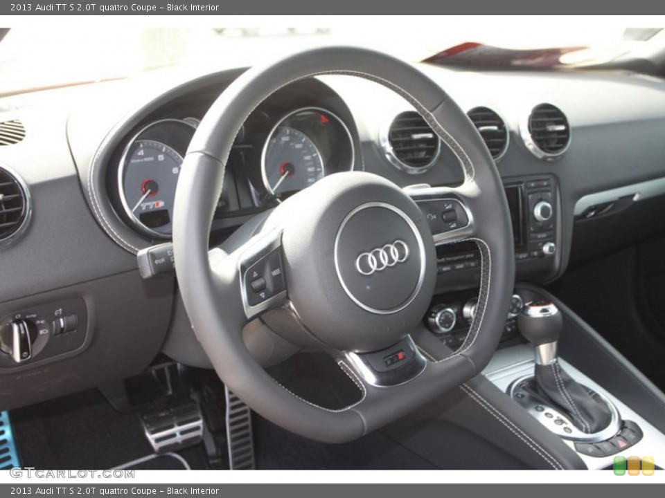 Black Interior Steering Wheel for the 2013 Audi TT S 2.0T quattro Coupe #76909083