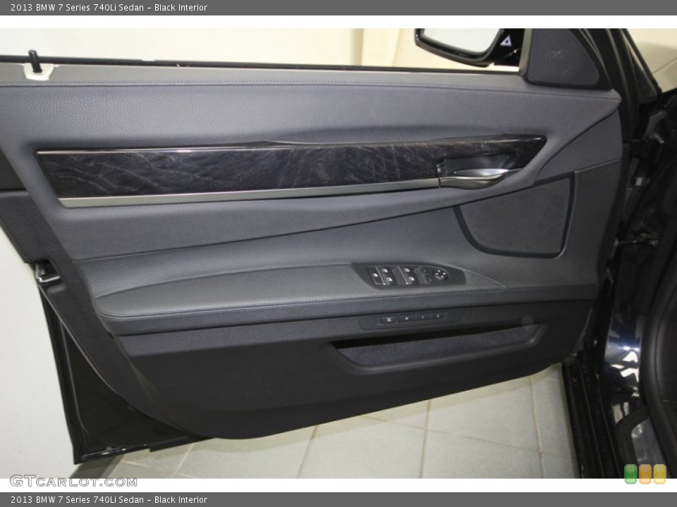Black Interior Door Panel for the 2013 BMW 7 Series 740Li Sedan #76909158