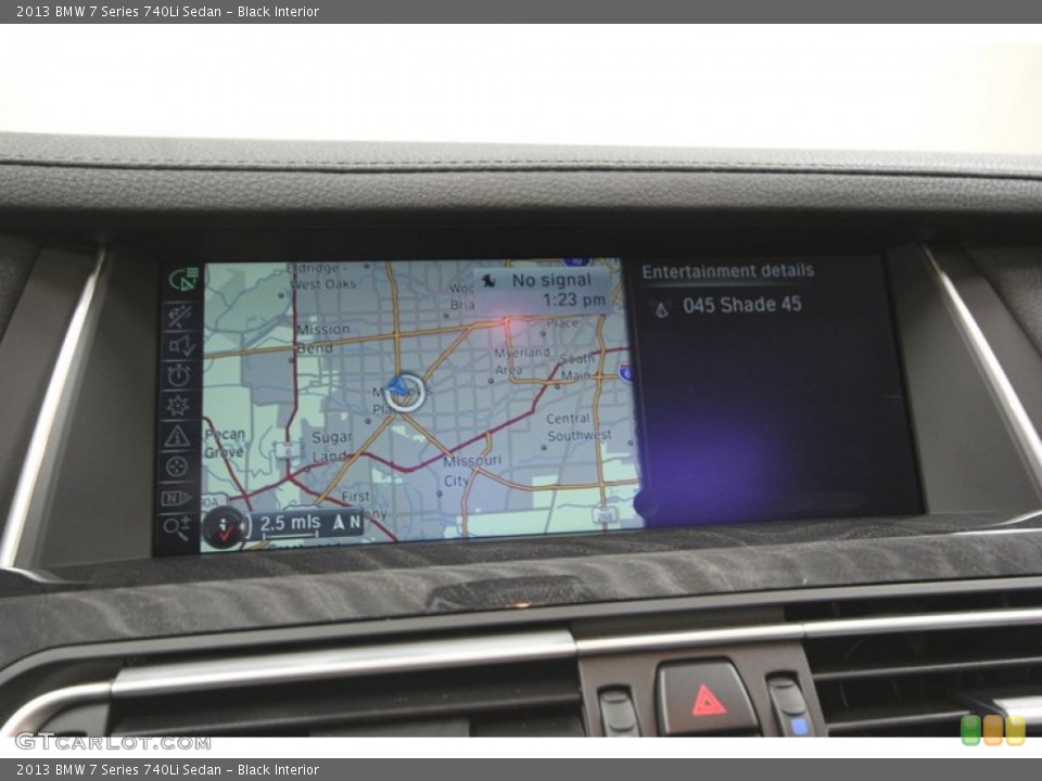 Black Interior Navigation for the 2013 BMW 7 Series 740Li Sedan #76909290