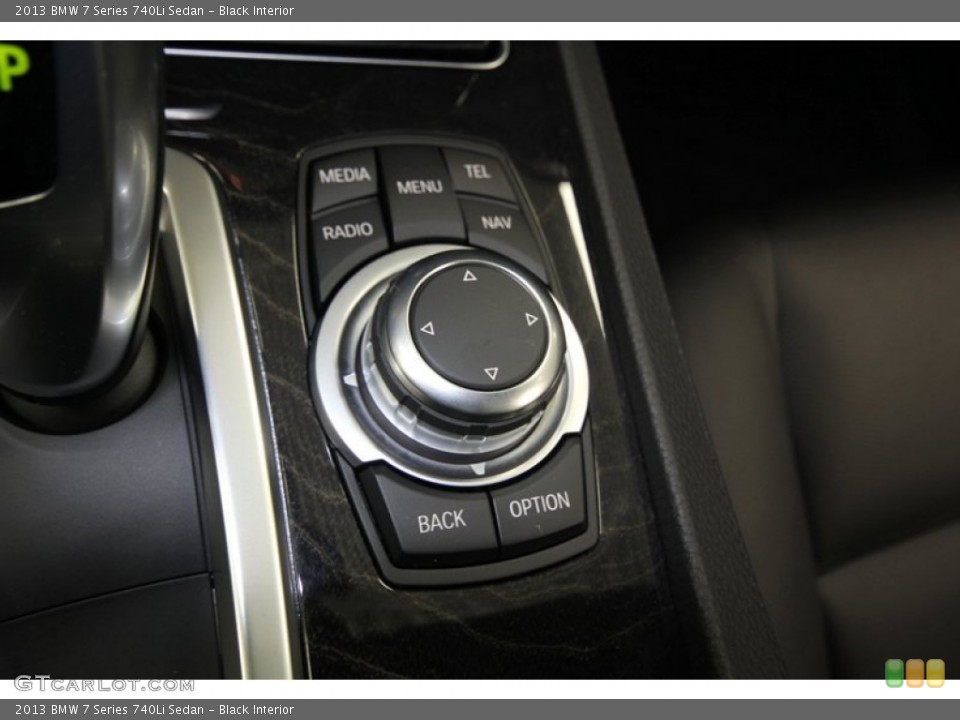 Black Interior Controls for the 2013 BMW 7 Series 740Li Sedan #76909381