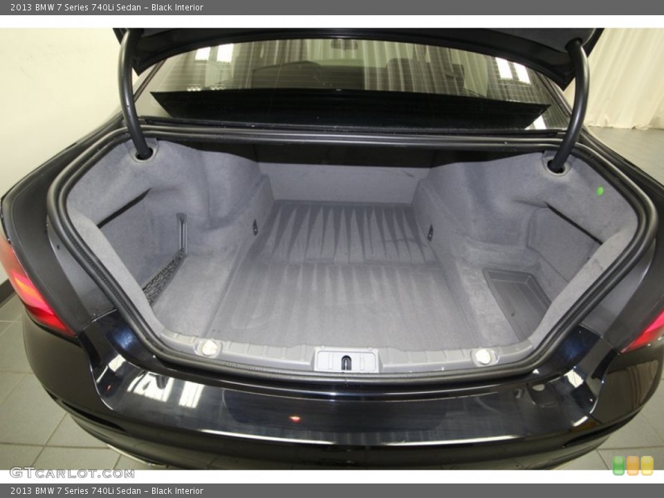 Black Interior Trunk for the 2013 BMW 7 Series 740Li Sedan #76909617
