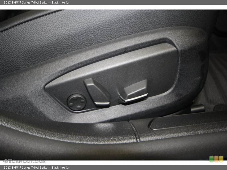 Black Interior Front Seat for the 2013 BMW 7 Series 740Li Sedan #76909749