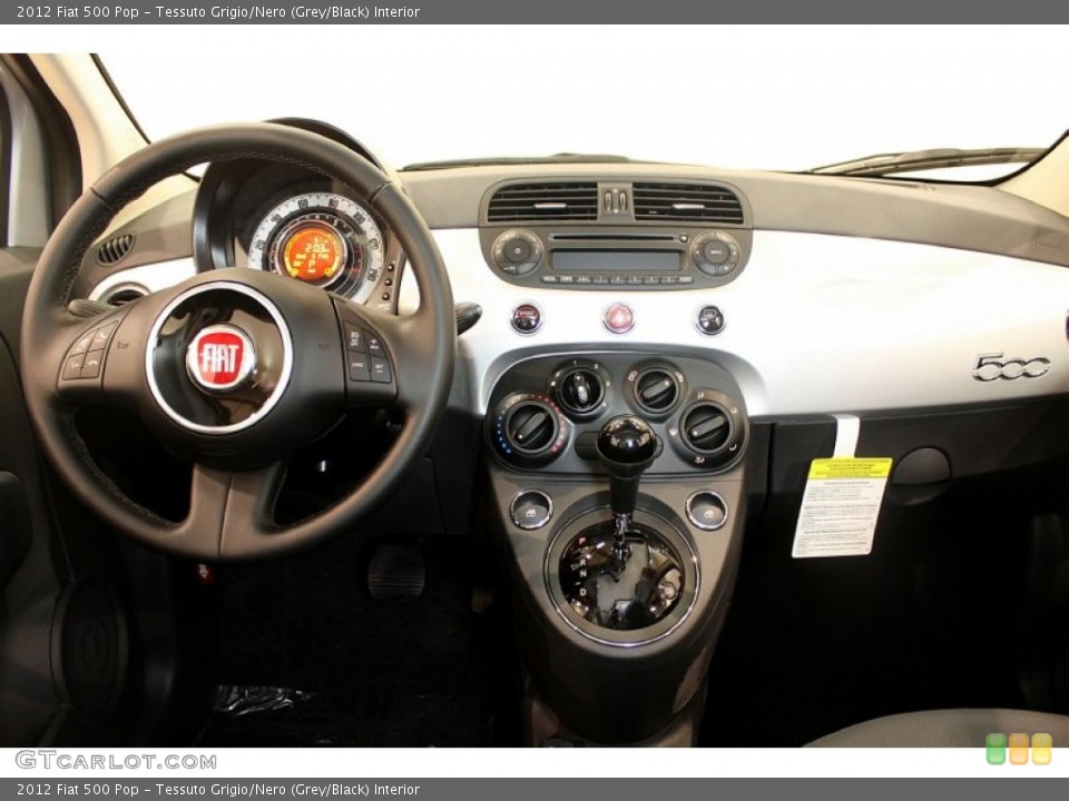 Tessuto Grigio/Nero (Grey/Black) Interior Dashboard for the 2012 Fiat 500 Pop #76909968