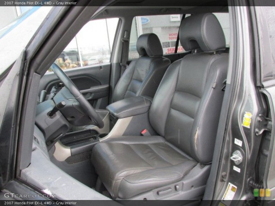 Gray Interior Front Seat for the 2007 Honda Pilot EX-L 4WD #76910031