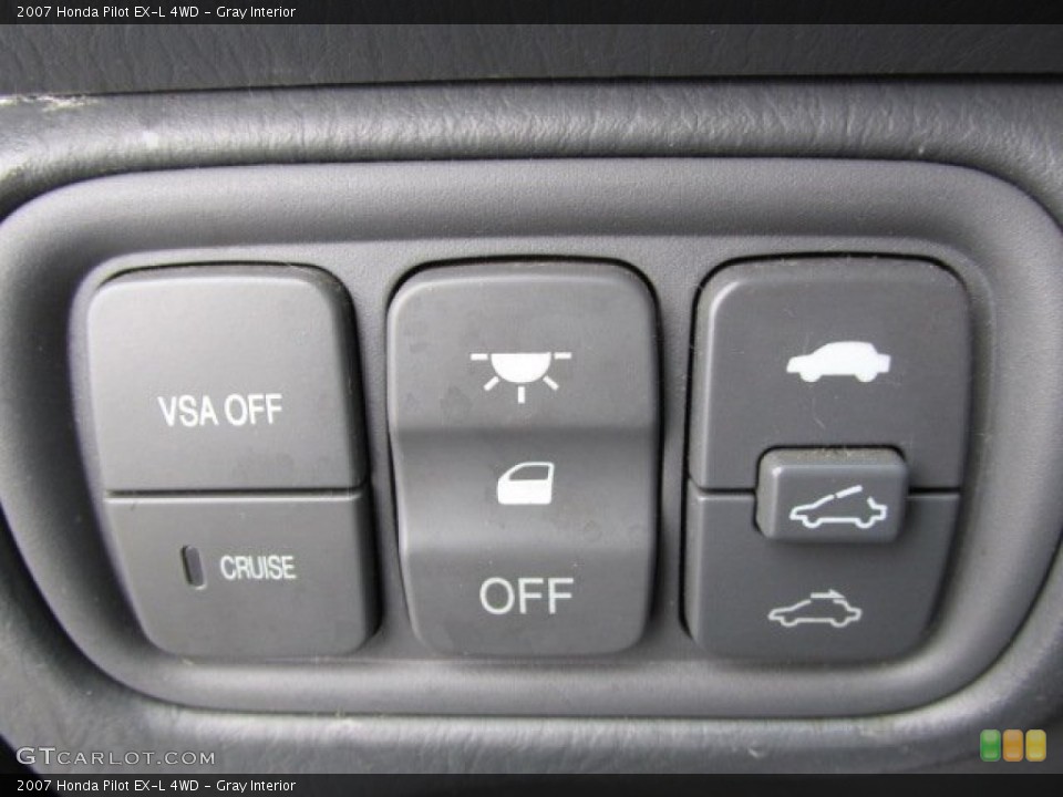 Gray Interior Controls for the 2007 Honda Pilot EX-L 4WD #76910073