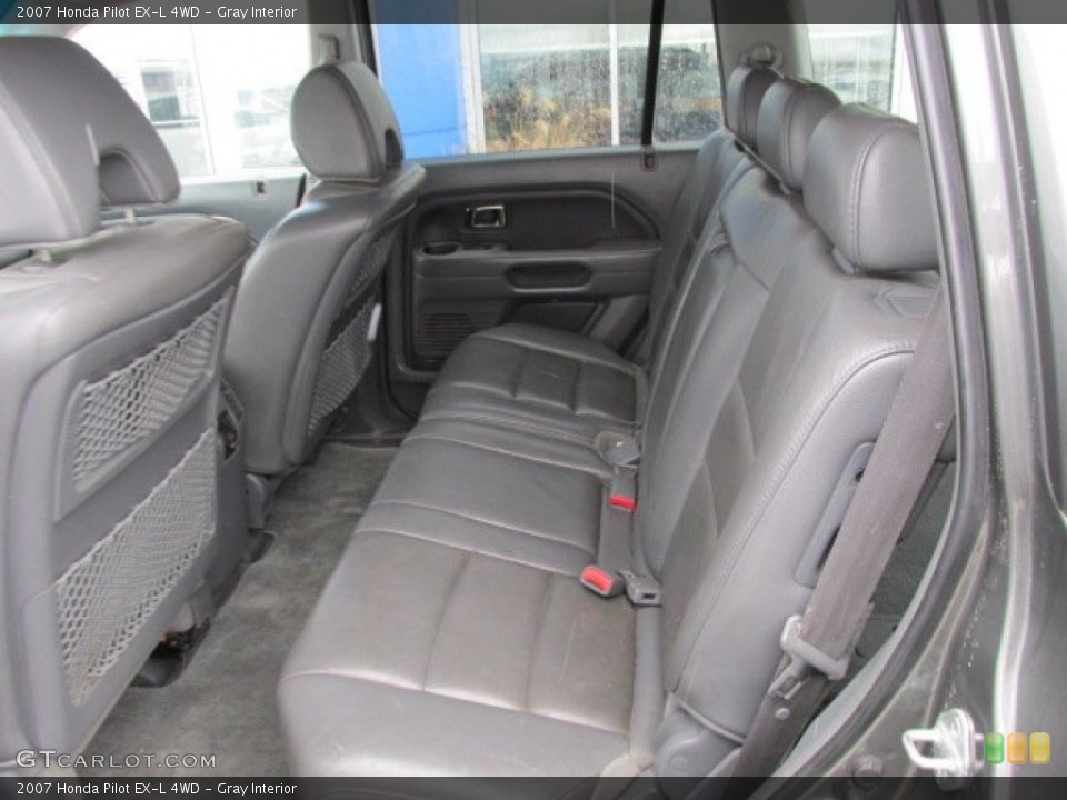 Gray Interior Rear Seat for the 2007 Honda Pilot EX-L 4WD #76910097
