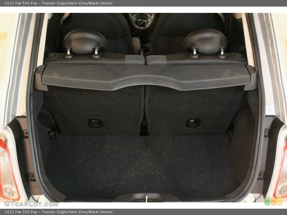Tessuto Grigio/Nero (Grey/Black) Interior Trunk for the 2012 Fiat 500 Pop #76910328