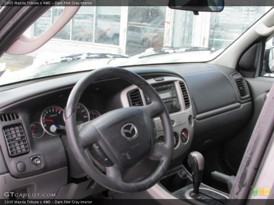 Dark Flint Gray Interior Dashboard for the 2005 Mazda Tribute s 4WD #76910406