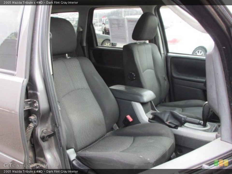 Dark Flint Gray Interior Front Seat for the 2005 Mazda Tribute s 4WD #76910448
