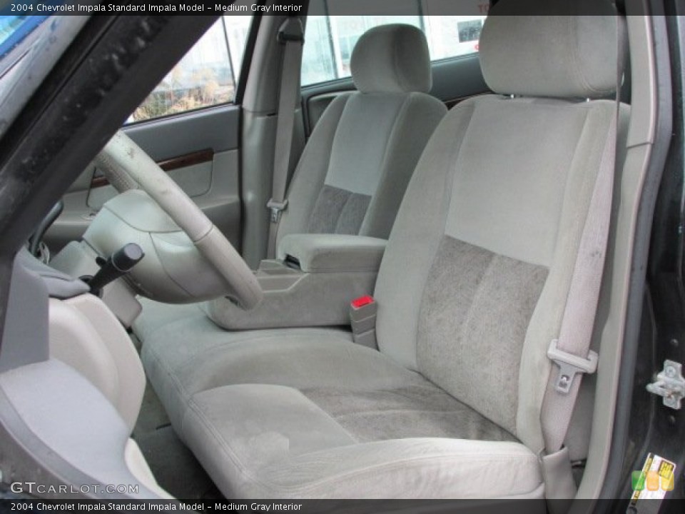 Medium Gray Interior Front Seat for the 2004 Chevrolet Impala  #76911215