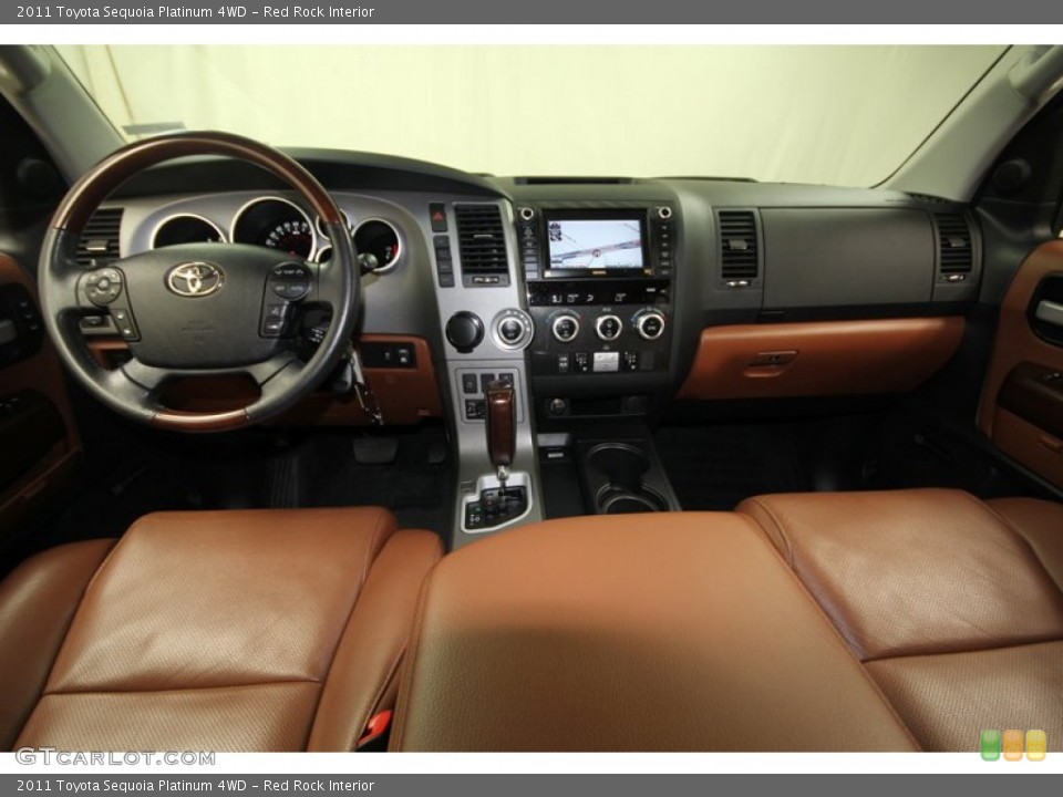 Red Rock Interior Dashboard for the 2011 Toyota Sequoia Platinum 4WD #76911397