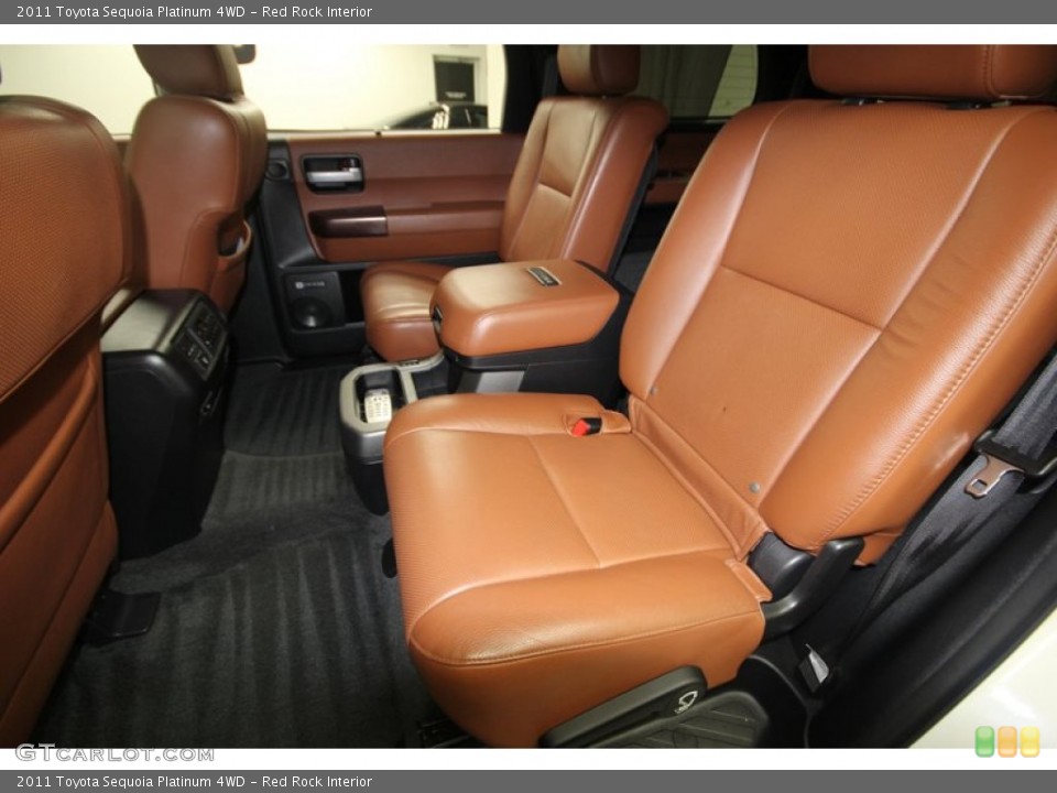 Red Rock Interior Rear Seat for the 2011 Toyota Sequoia Platinum 4WD #76911618
