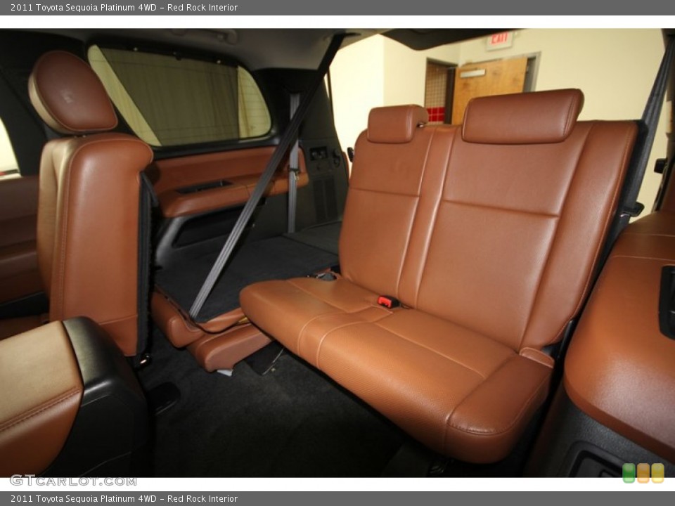 Red Rock Interior Rear Seat for the 2011 Toyota Sequoia Platinum 4WD #76911639