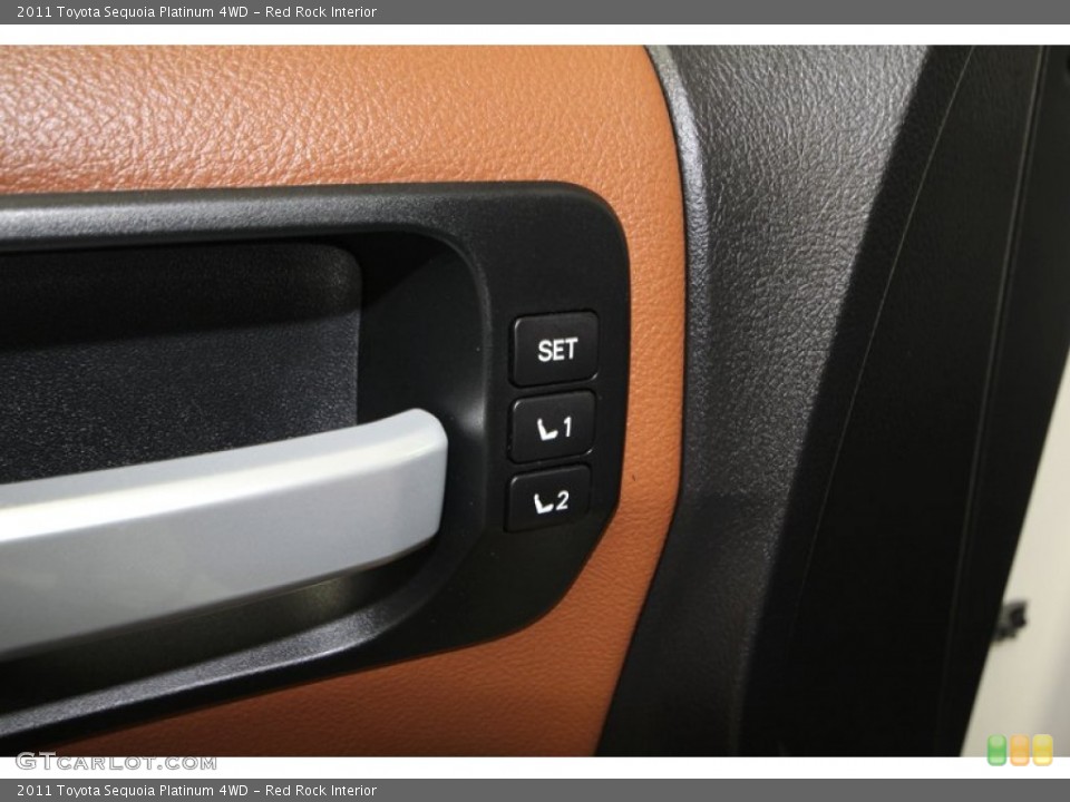 Red Rock Interior Controls for the 2011 Toyota Sequoia Platinum 4WD #76911712