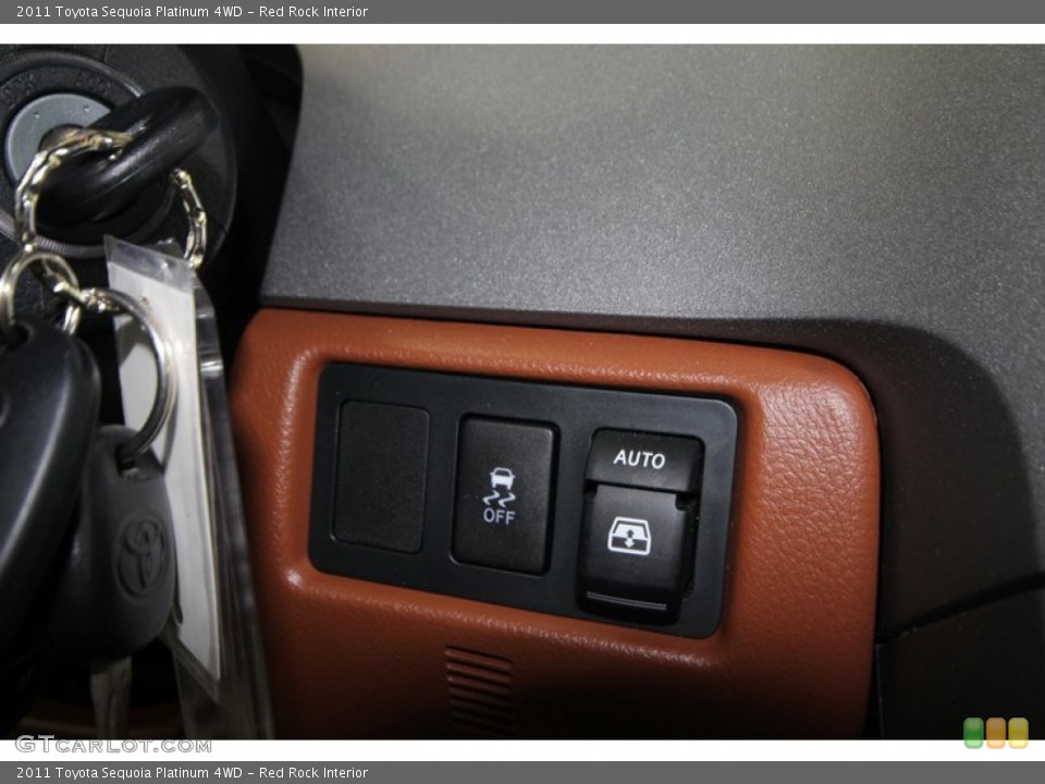 Red Rock Interior Controls for the 2011 Toyota Sequoia Platinum 4WD #76911989