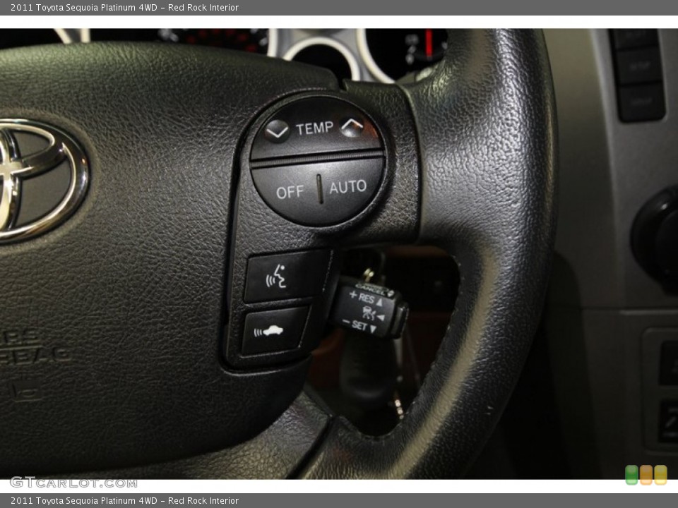 Red Rock Interior Controls for the 2011 Toyota Sequoia Platinum 4WD #76912089