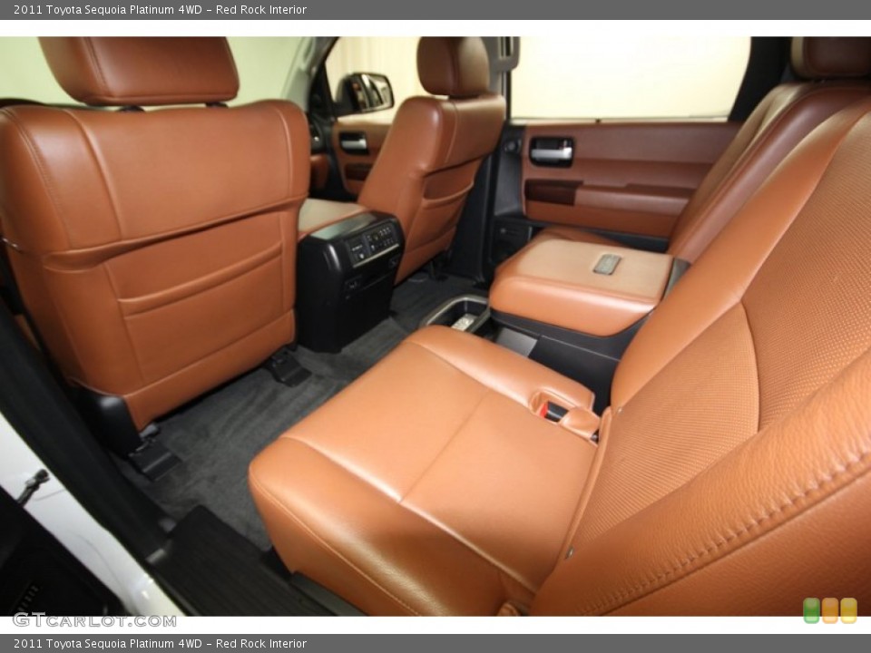 Red Rock Interior Rear Seat for the 2011 Toyota Sequoia Platinum 4WD #76912165