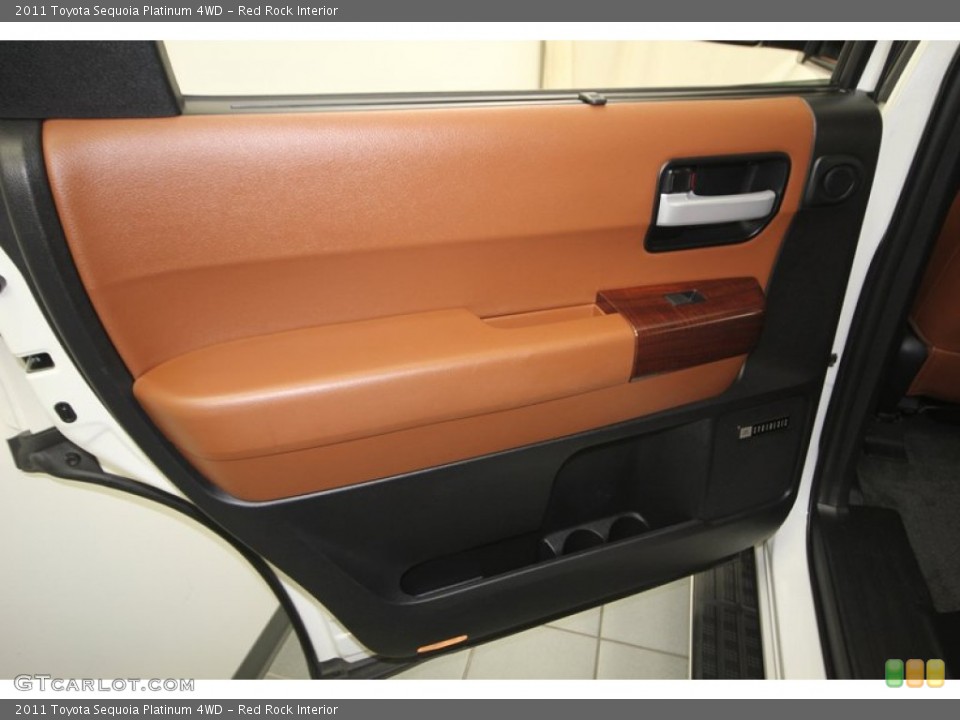 Red Rock Interior Door Panel for the 2011 Toyota Sequoia Platinum 4WD #76912191