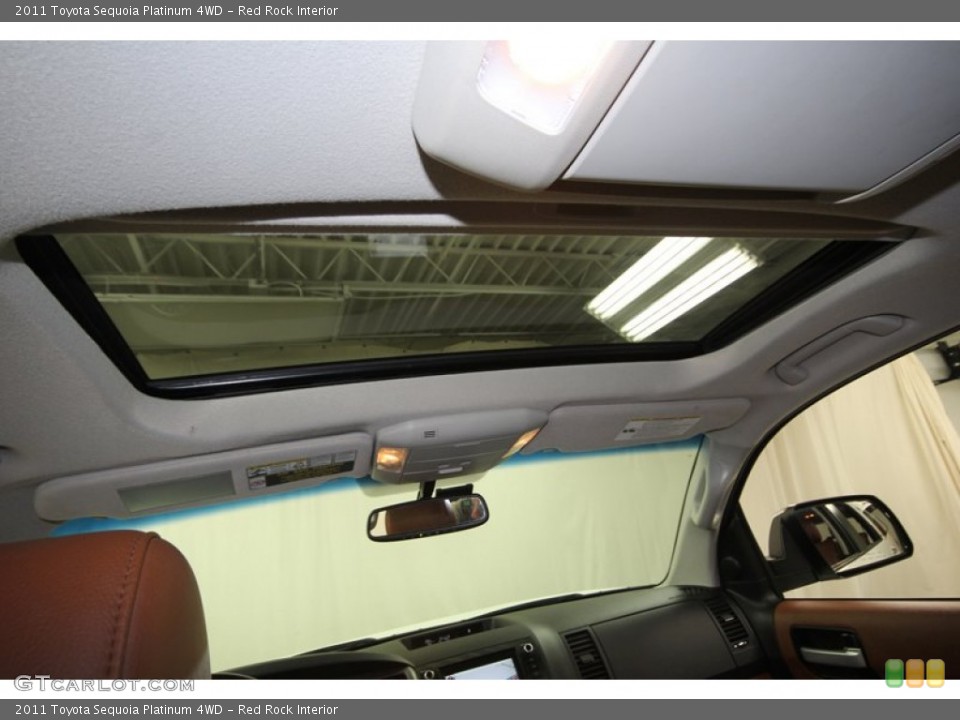 Red Rock Interior Sunroof for the 2011 Toyota Sequoia Platinum 4WD #76912239