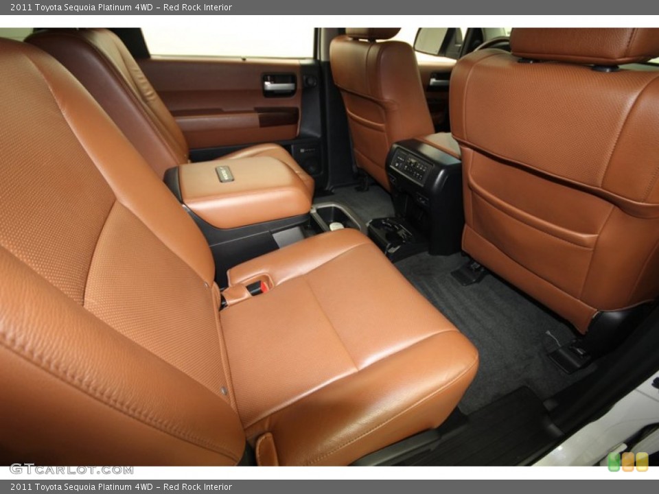 Red Rock Interior Rear Seat for the 2011 Toyota Sequoia Platinum 4WD #76912479