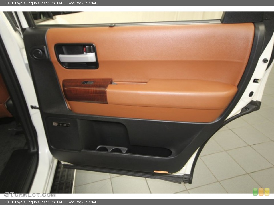 Red Rock Interior Door Panel for the 2011 Toyota Sequoia Platinum 4WD #76912506