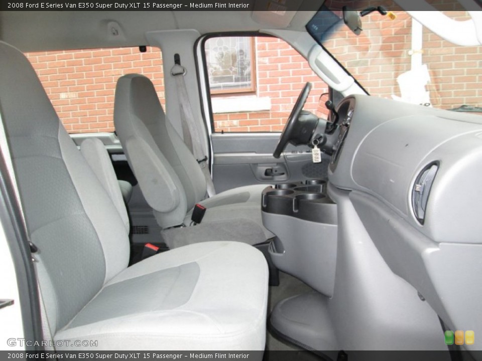 Medium Flint Interior Photo for the 2008 Ford E Series Van E350 Super Duty XLT 15 Passenger #76913880