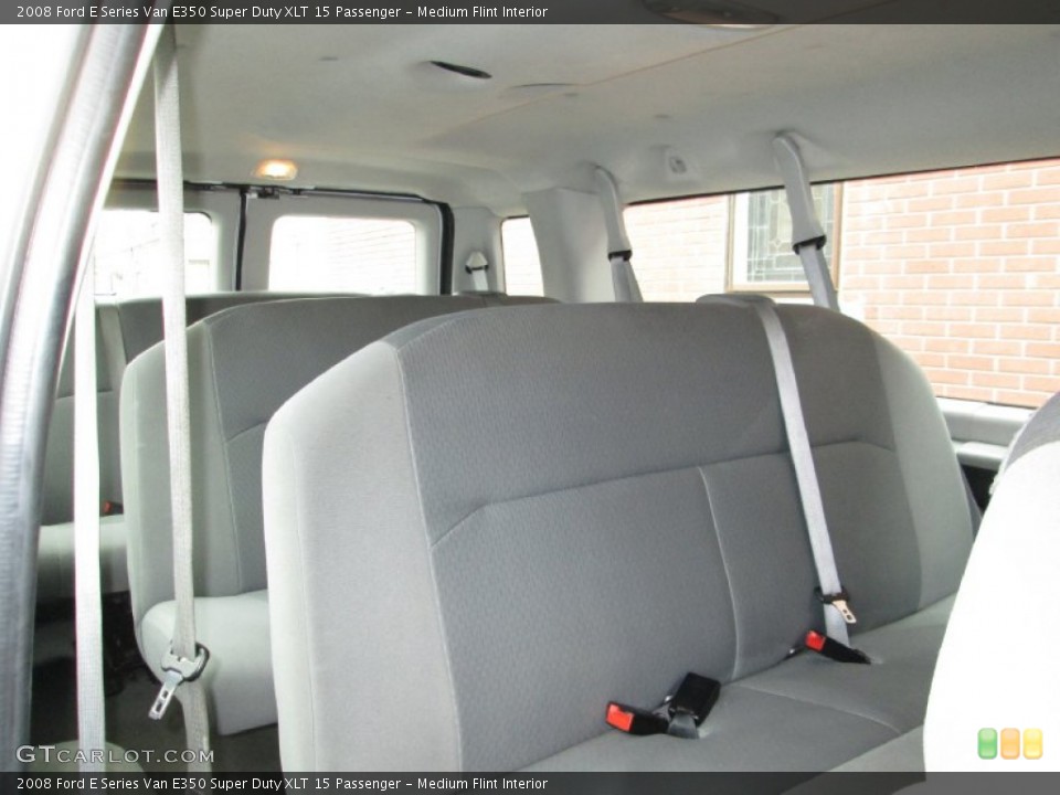 Medium Flint Interior Rear Seat for the 2008 Ford E Series Van E350 Super Duty XLT 15 Passenger #76913949
