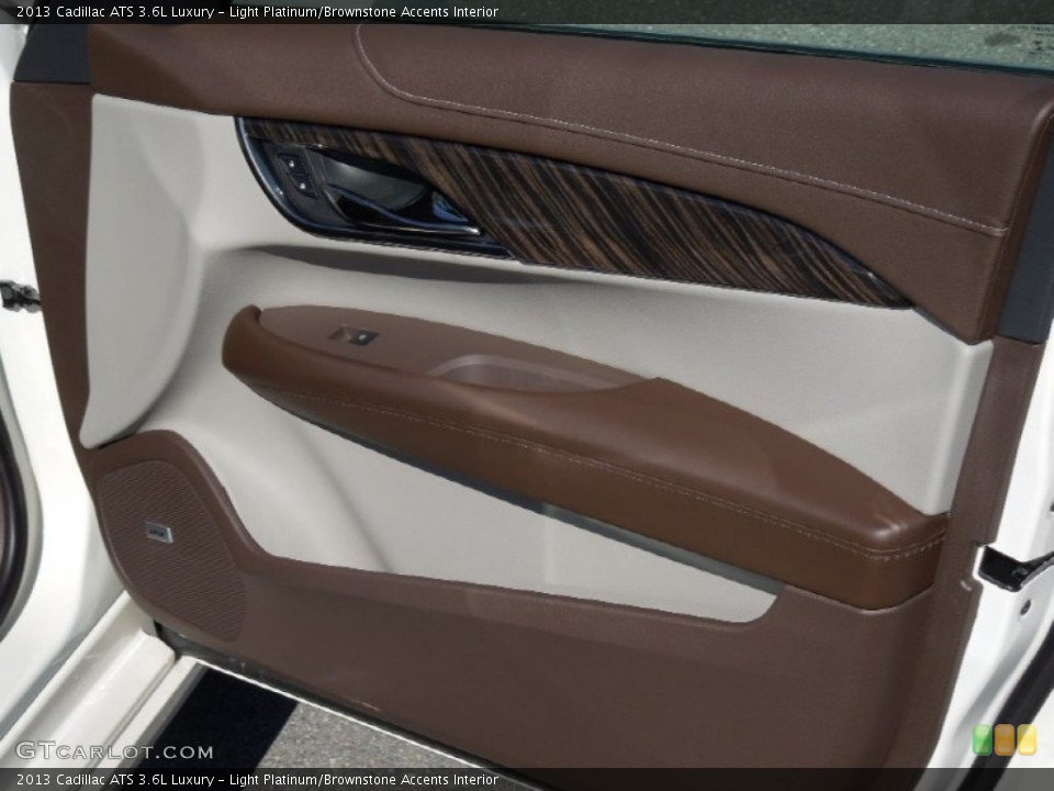Light Platinum/Brownstone Accents Interior Door Panel for the 2013 Cadillac ATS 3.6L Luxury #76914234
