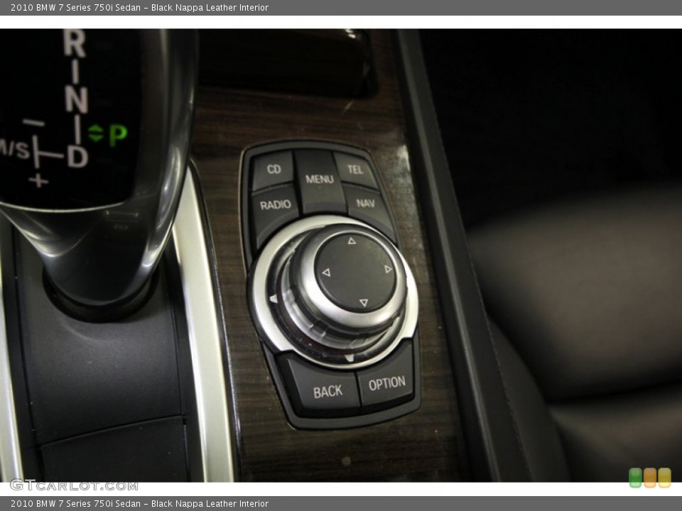 Black Nappa Leather Interior Transmission for the 2010 BMW 7 Series 750i Sedan #76914456