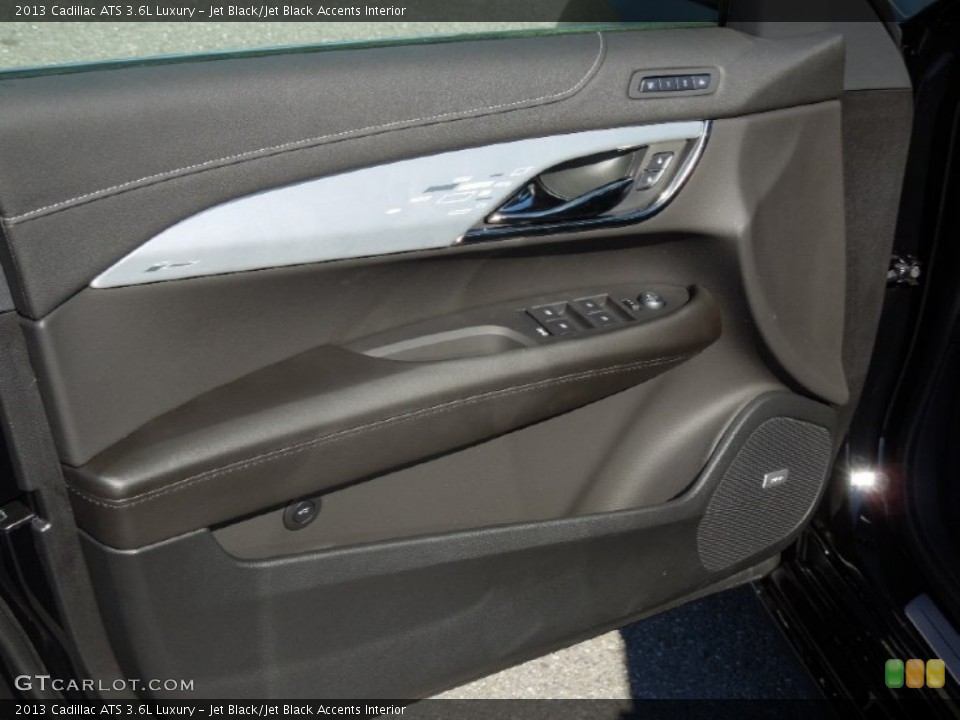 Jet Black/Jet Black Accents Interior Door Panel for the 2013 Cadillac ATS 3.6L Luxury #76914564