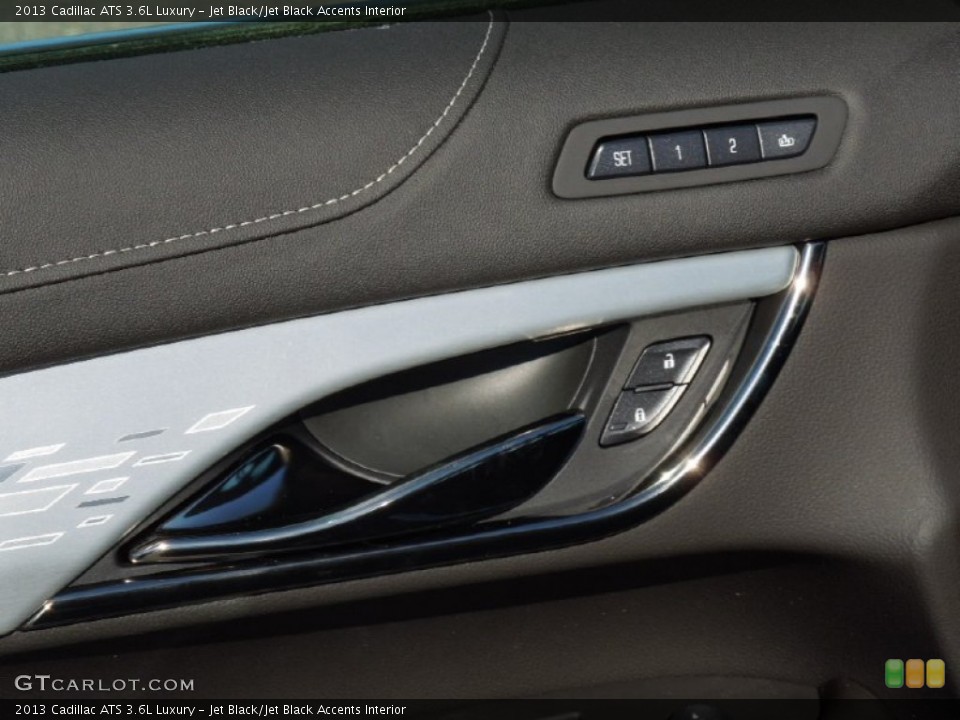 Jet Black/Jet Black Accents Interior Controls for the 2013 Cadillac ATS 3.6L Luxury #76914582