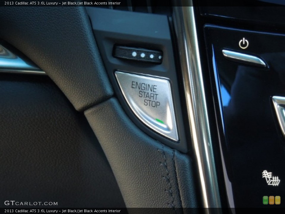 Jet Black/Jet Black Accents Interior Controls for the 2013 Cadillac ATS 3.6L Luxury #76914683