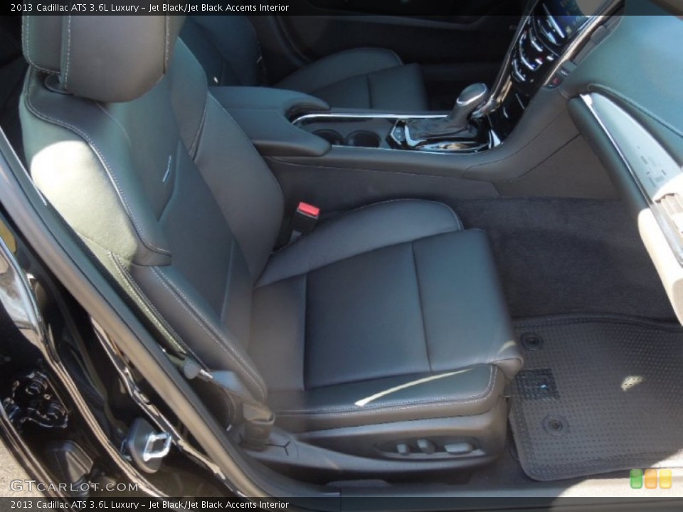Jet Black/Jet Black Accents Interior Front Seat for the 2013 Cadillac ATS 3.6L Luxury #76914842