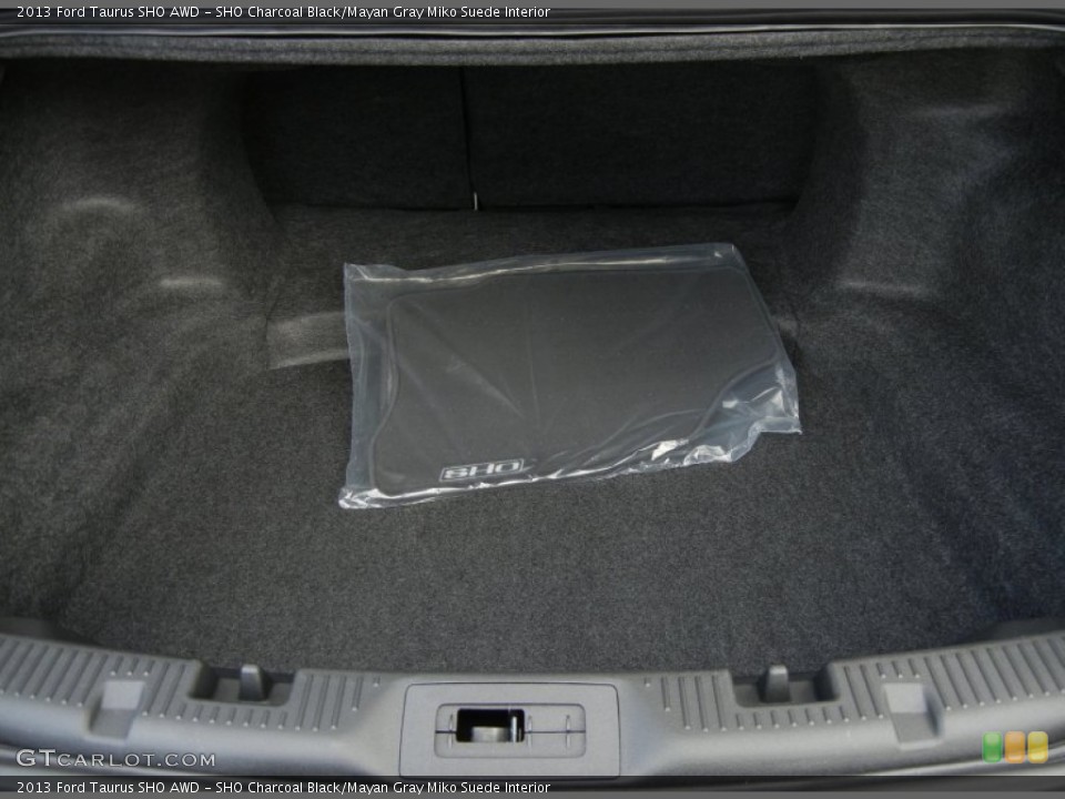 SHO Charcoal Black/Mayan Gray Miko Suede Interior Trunk for the 2013 Ford Taurus SHO AWD #76915740