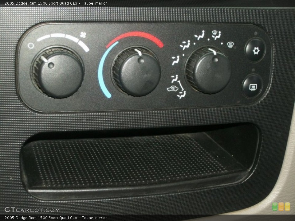 Taupe Interior Controls for the 2005 Dodge Ram 1500 Sport Quad Cab #76916607