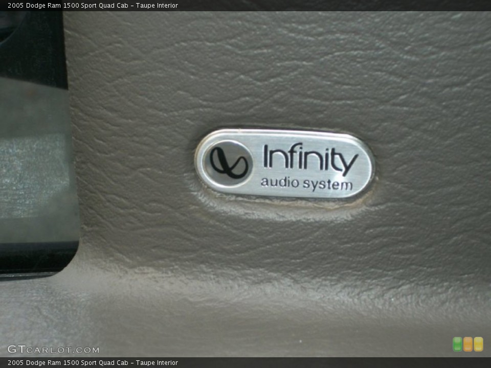 Taupe Interior Audio System for the 2005 Dodge Ram 1500 Sport Quad Cab #76916678