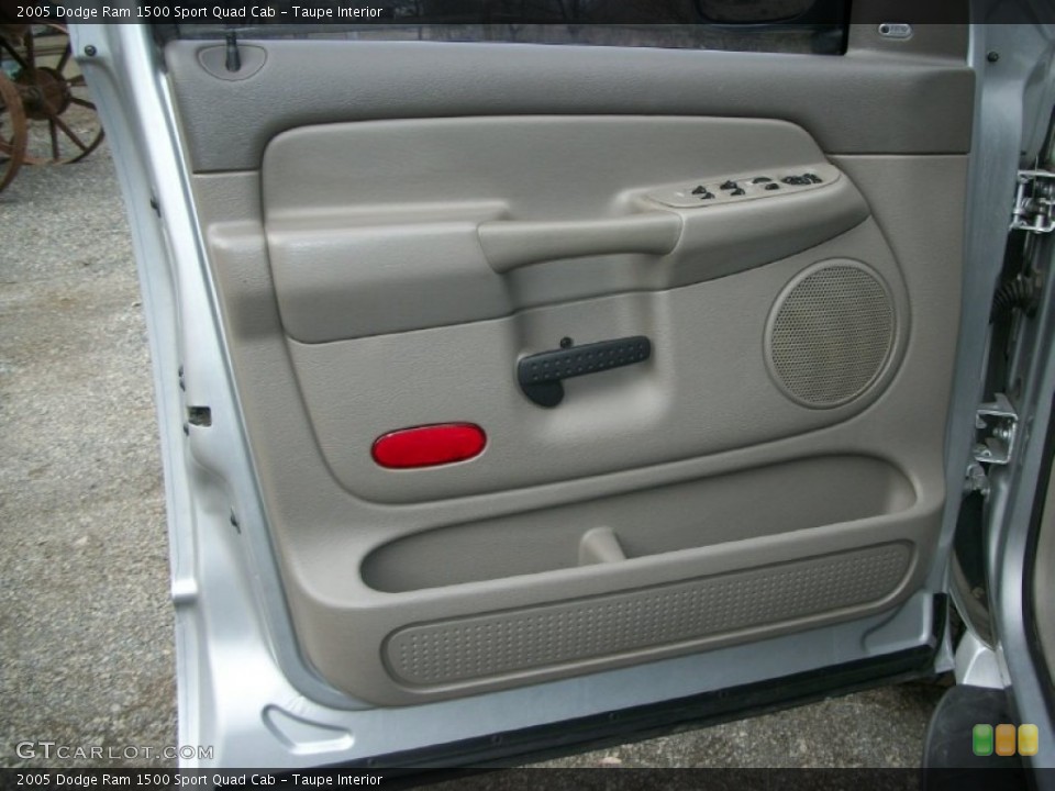 Taupe Interior Door Panel for the 2005 Dodge Ram 1500 Sport Quad Cab #76916697
