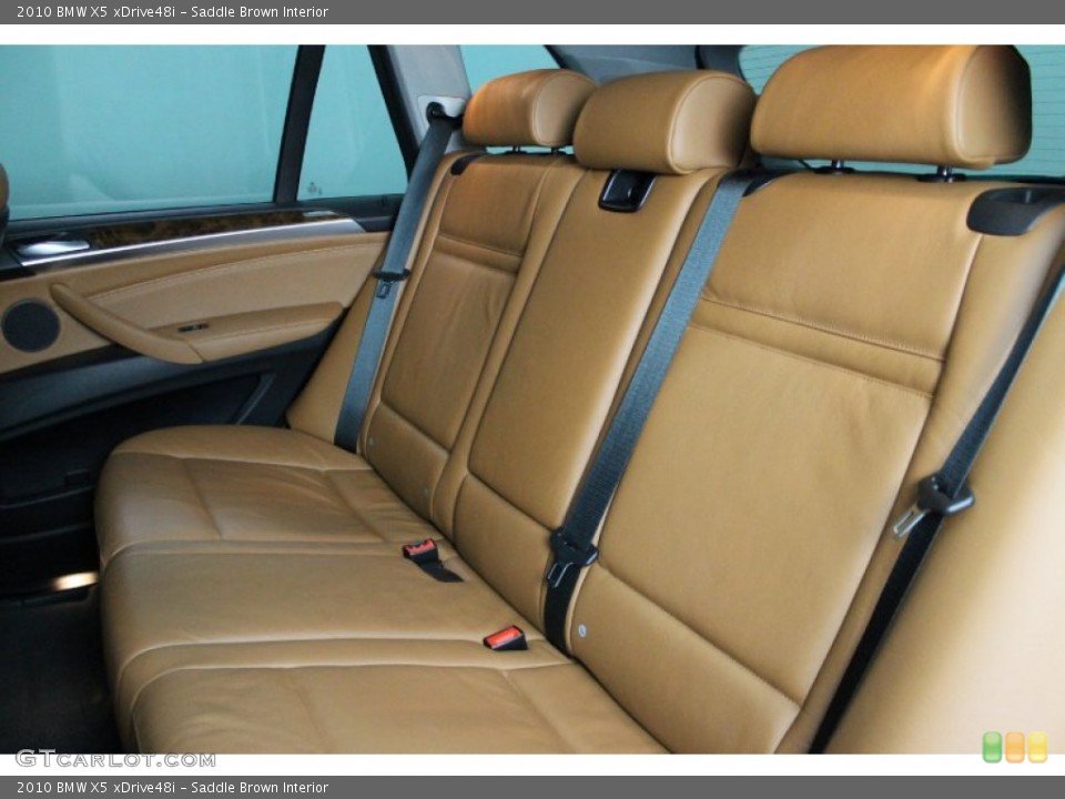Saddle Brown Interior Rear Seat for the 2010 BMW X5 xDrive48i #76918740