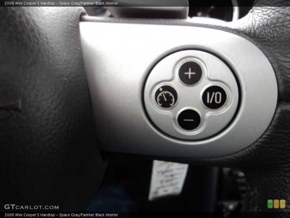 Space Gray/Panther Black Interior Controls for the 2006 Mini Cooper S Hardtop #76918823