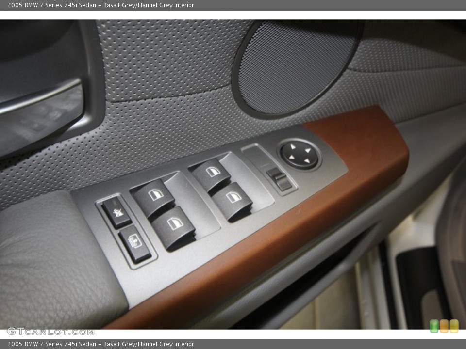 Basalt Grey/Flannel Grey Interior Controls for the 2005 BMW 7 Series 745i Sedan #76918839
