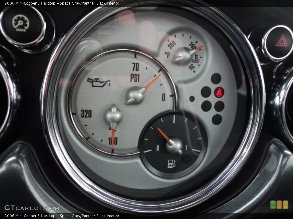 Space Gray/Panther Black Interior Gauges for the 2006 Mini Cooper S Hardtop #76918848