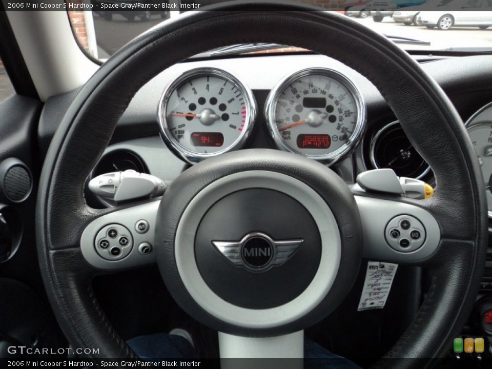 Space Gray/Panther Black Interior Steering Wheel for the 2006 Mini Cooper S Hardtop #76919318