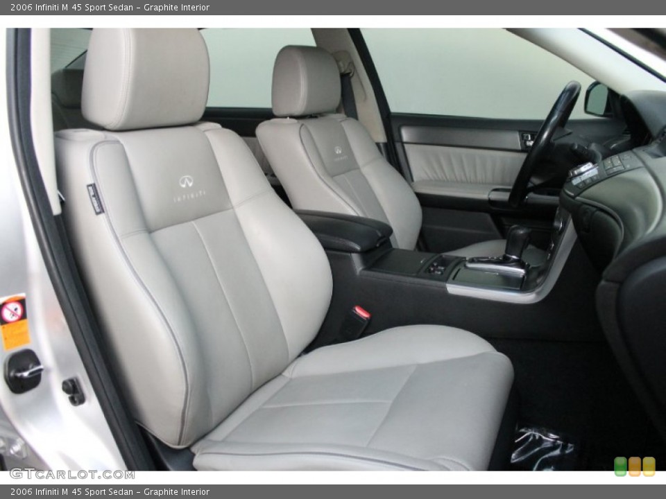 Graphite Interior Front Seat for the 2006 Infiniti M 45 Sport Sedan #76919417